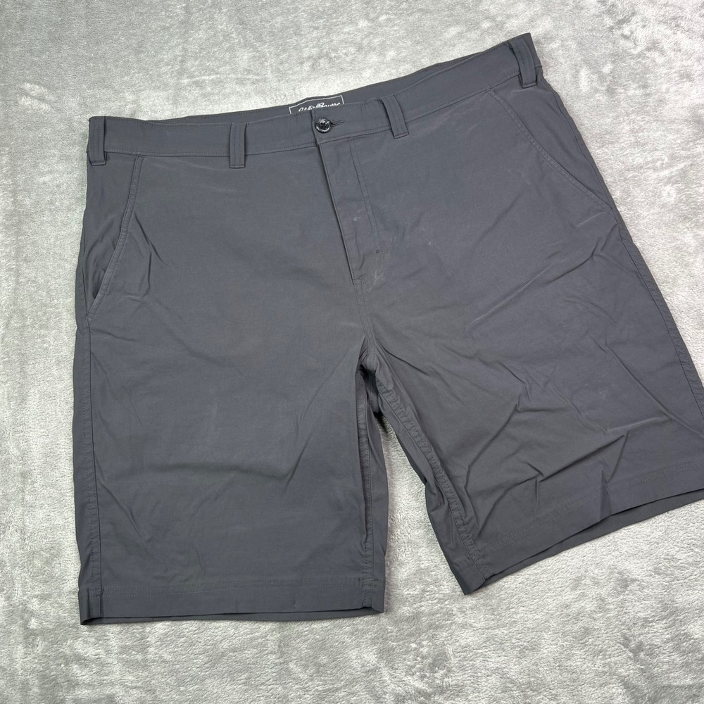 Eddie Bauer Travex Horizon Shorts Mens 40 Gray Nylon Spandex Stretch Outdoor 10"
